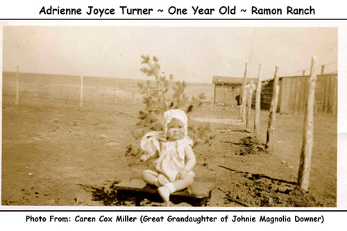 <adrienne joyce turner one year old ramon ranch photo from caren cox miller>